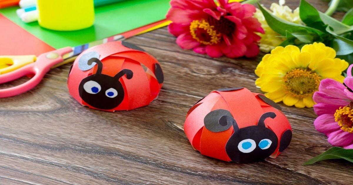 Artisanat amusant de Ladybug pour les enfants